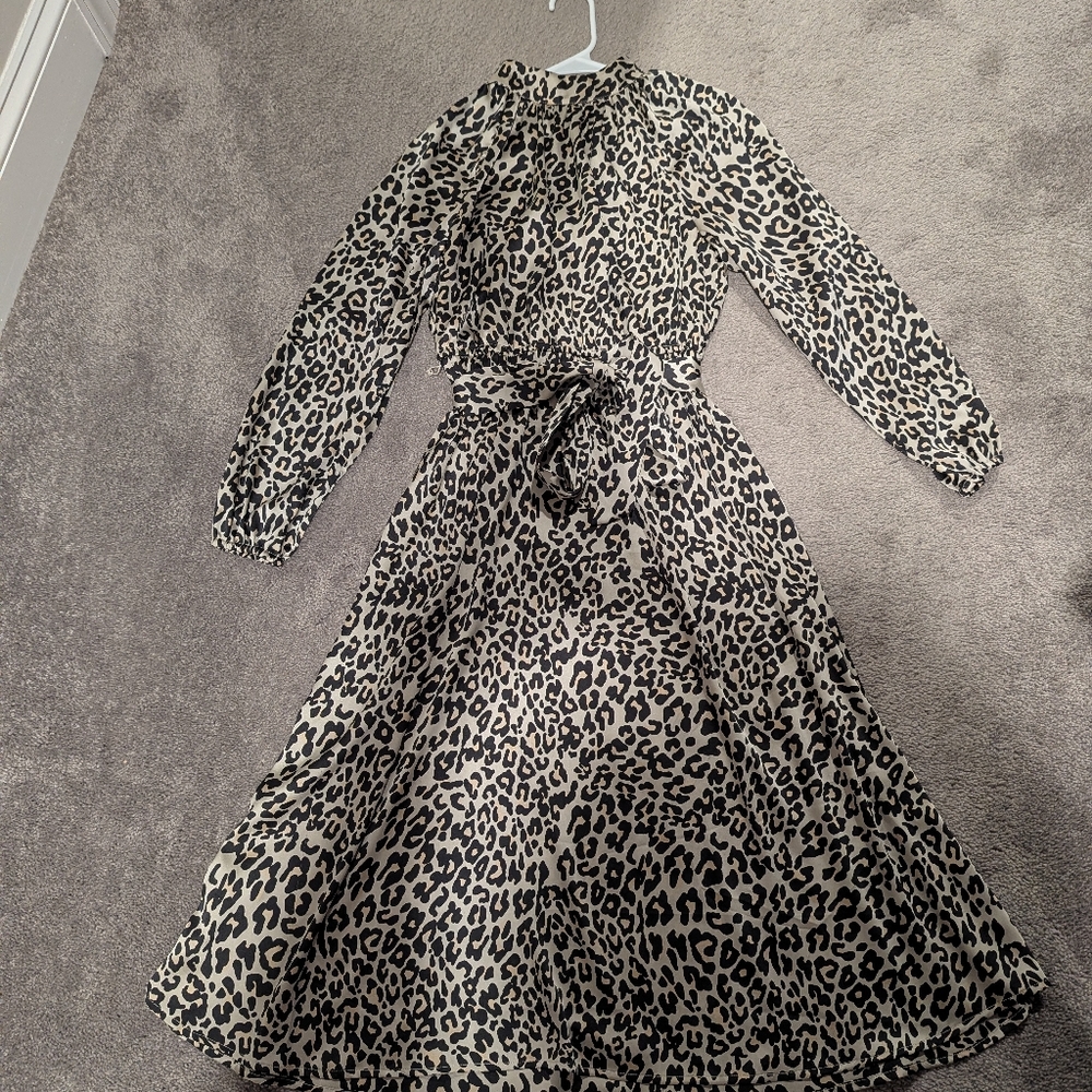 LOFT Animal Print Skirt